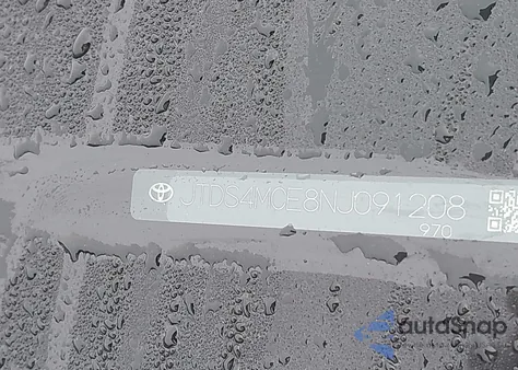 2022 Toyota Corolla Se from USA, damaged, VIN JTDS4MCE8NJ091208